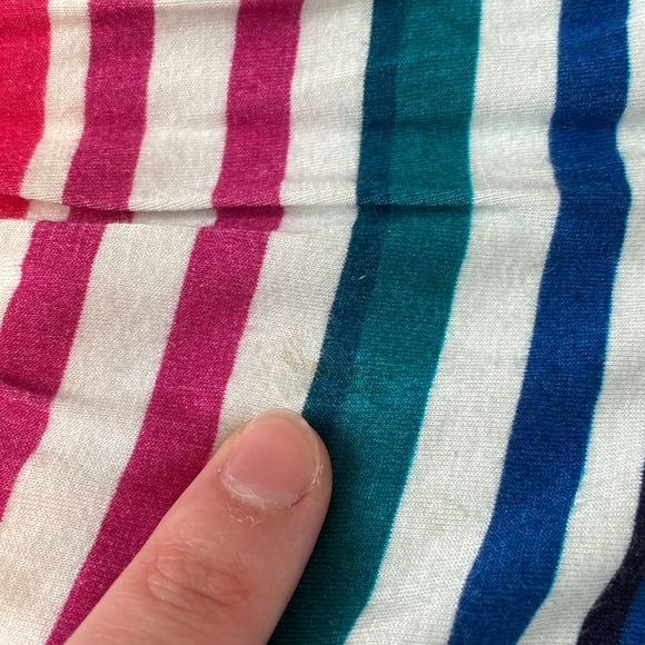 NWOT Kobi Halperin rainbow striped Rosalia top - Picture 9 of 12
